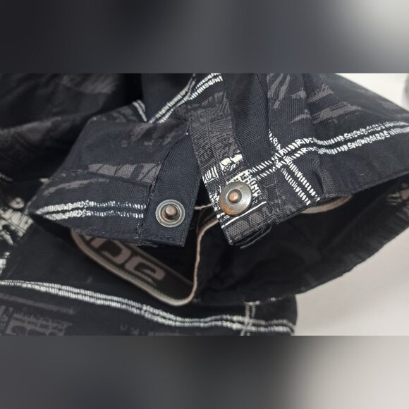 Ride Snowboard Pants Lined10K/5K mm Waterproof Y2K Vintage Graphic Large 35-39W - Picture 11 of 15